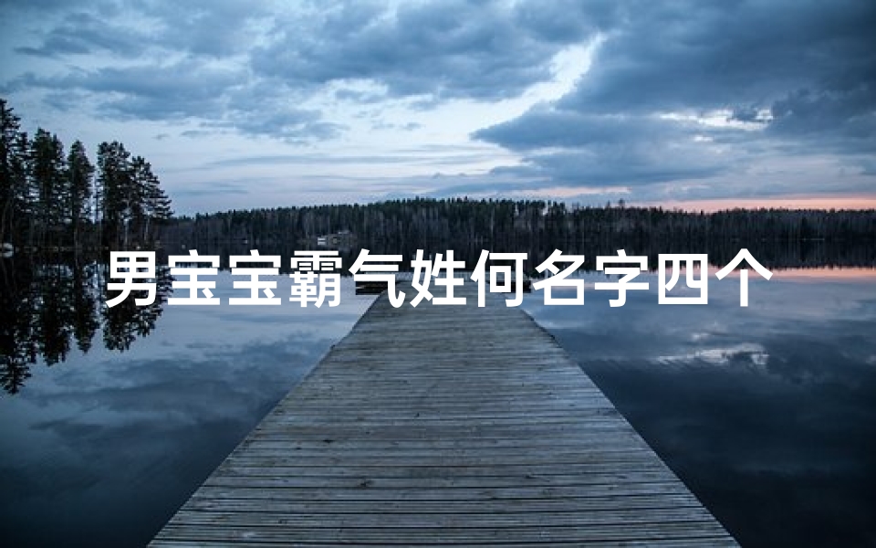 男宝宝霸气姓何名字四个字、何家霸主，未来之星，霸气宝宝四字命名